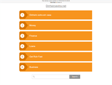 Tablet Screenshot of dinheiroextra.net